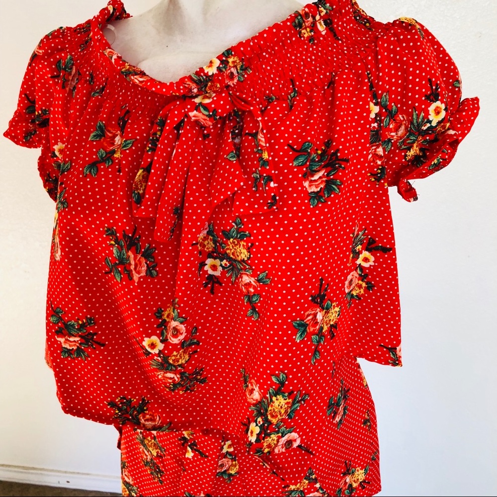 Flowered two piece